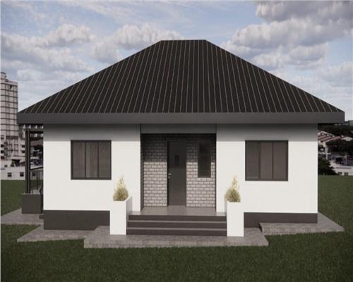Casa spatioasa, plan parter: 4 camere, 500 mp teren, la asfalt, Dumesti